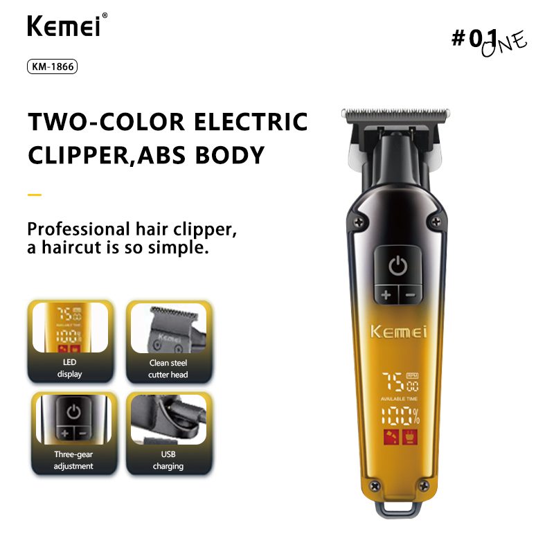 Kemei professional wireless hair clipper KM-1866 — image 5
