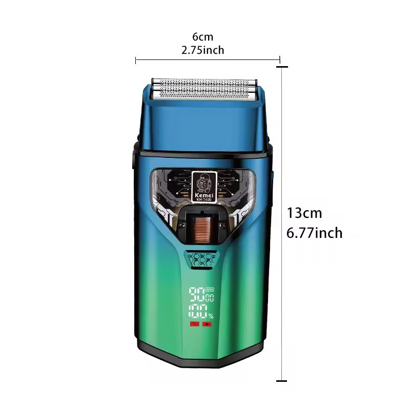 Kemei KM-T400 electric hair clipper with reciprocating dual blades — image 3