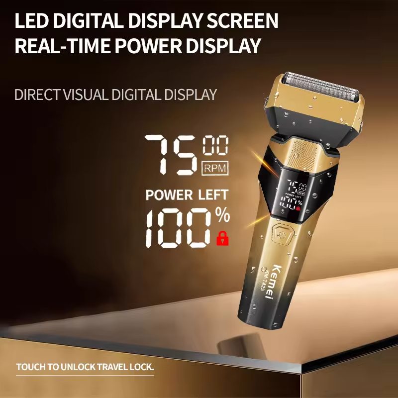 Kemei 5-blade water-resistant hair clipper KM-T425 — image 5