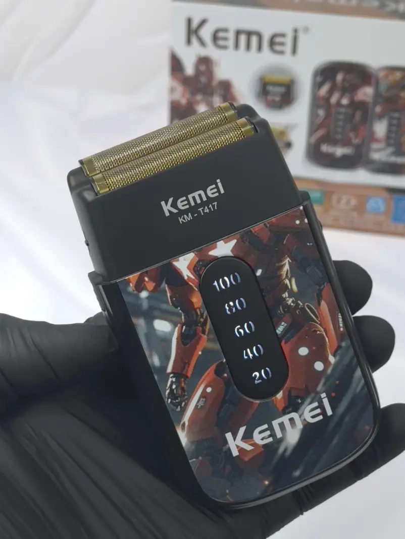 Kemei wireless hair clipper and trimmer powerful motor 8500 RPM KM-T417 — image 2