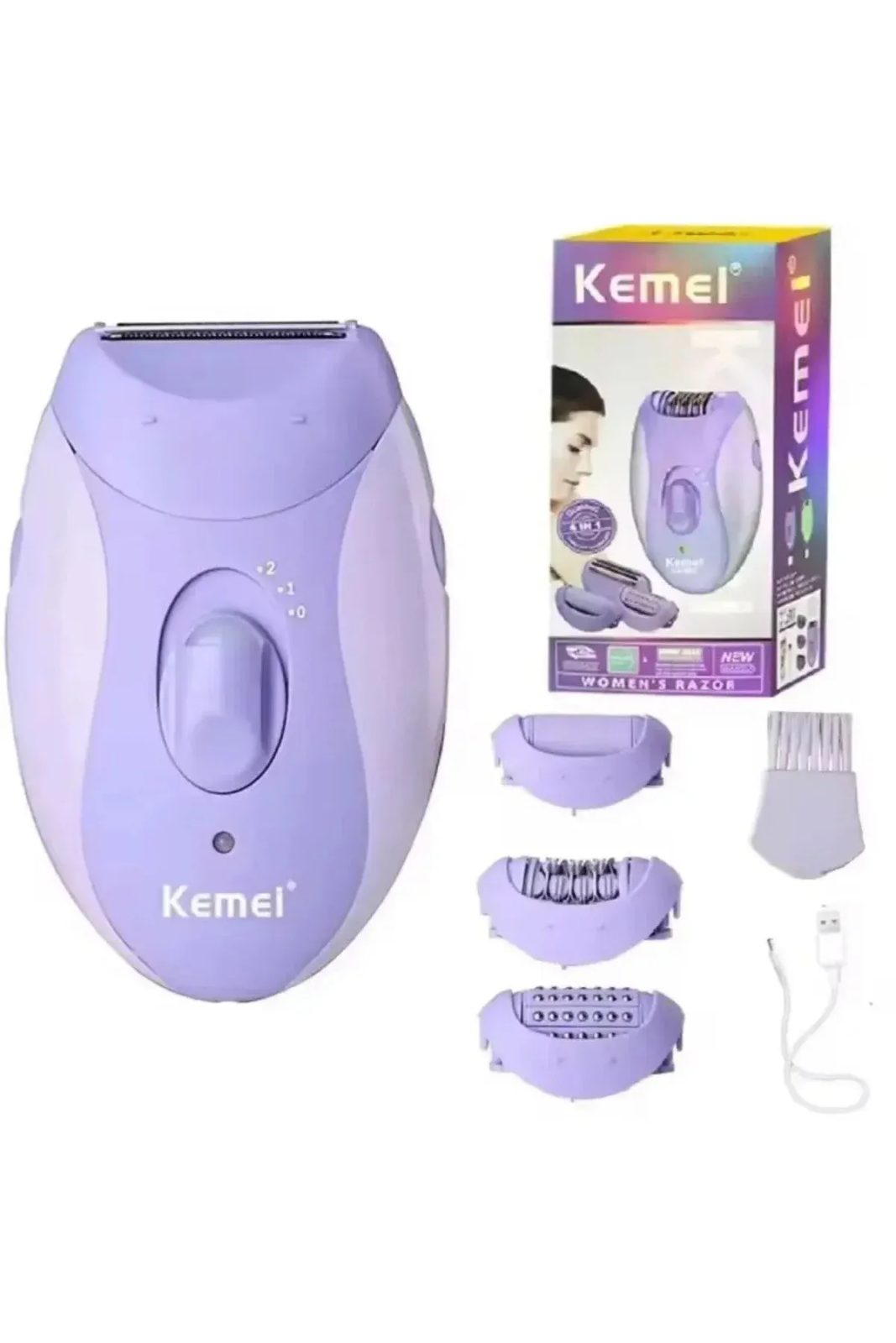 Kemei 4-in-1 women's wireless care clipper water-resistant KM-6037 — image 1