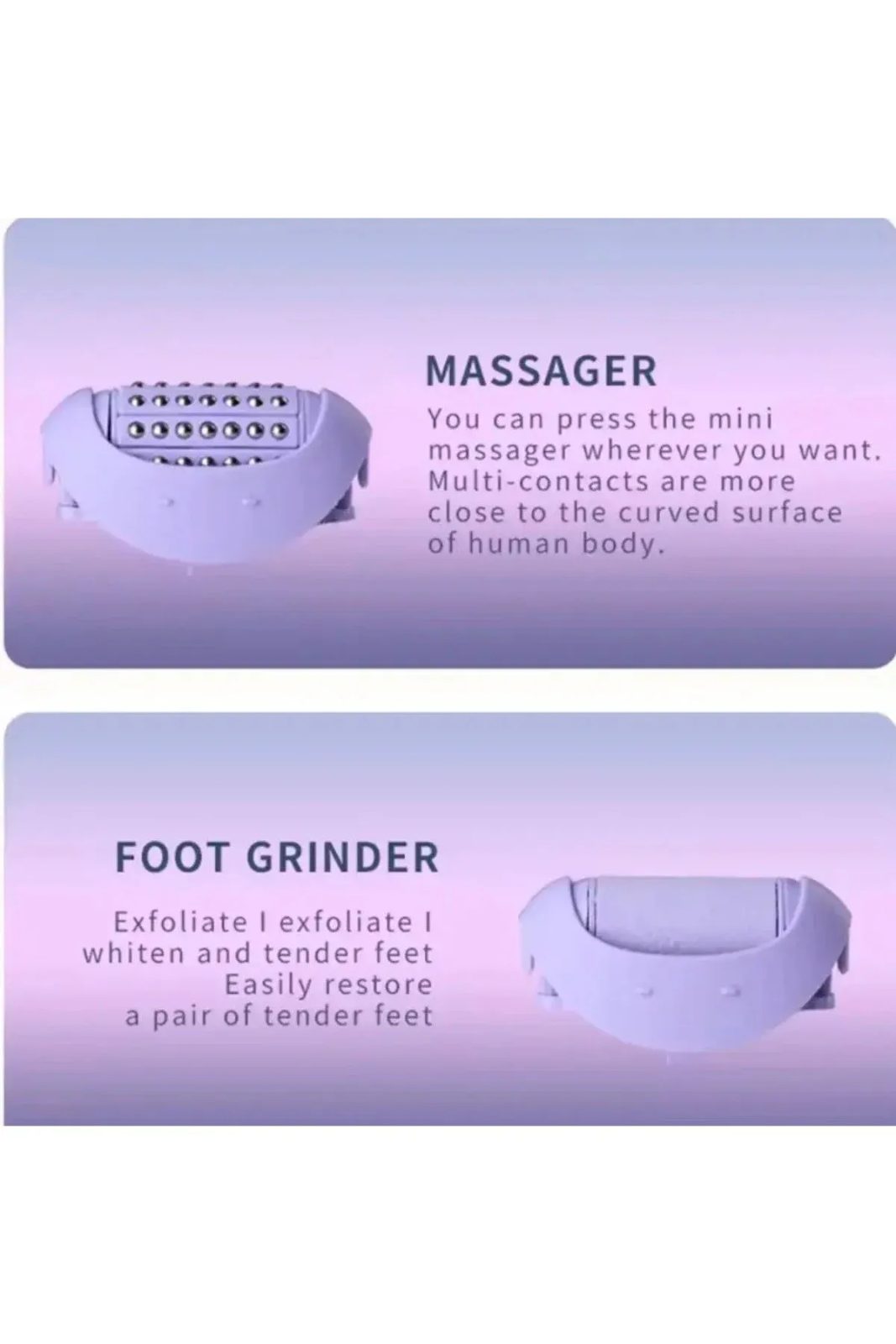 Kemei 4-in-1 women's wireless care clipper water-resistant KM-6037 — image 4
