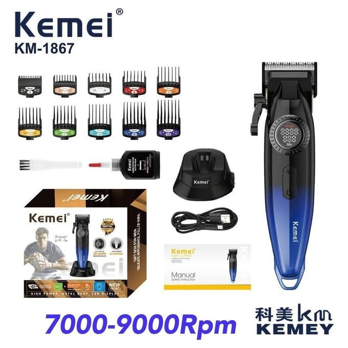 Kemei hair clipper powerful and fast motor KM-1867 — image 1