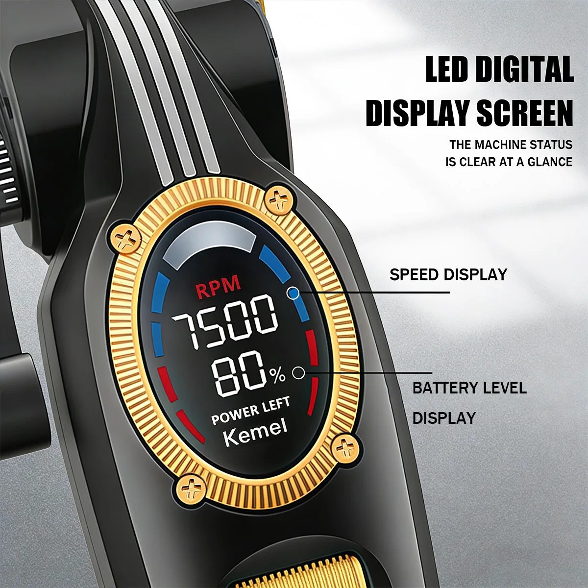 Kemei 1692+1685 professional dual hair clipper — image 4