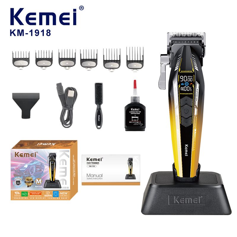Kemei professional hair clipper 4 speeds KM-1918 — image 1