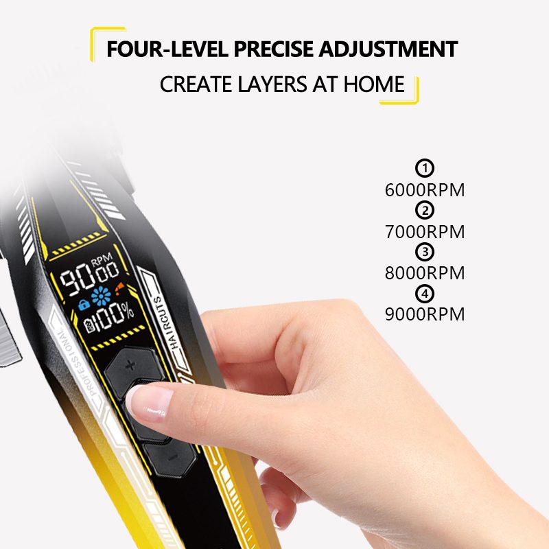 Kemei professional hair clipper 4 speeds KM-1918 — image 5