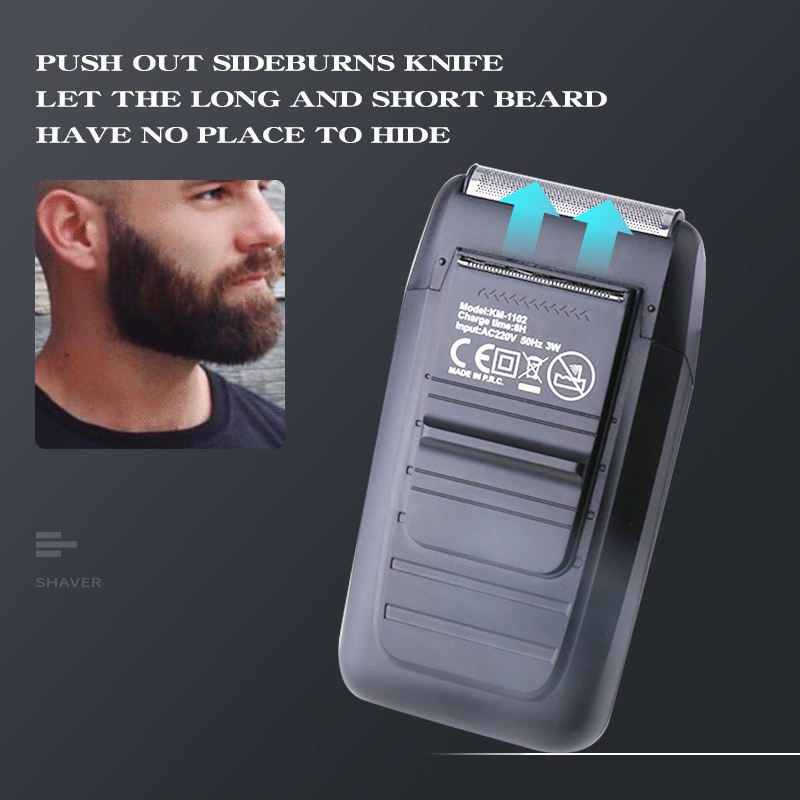 KM 1102 Electric Beard Trimmer for Beard and Chin Smoothing — image 3