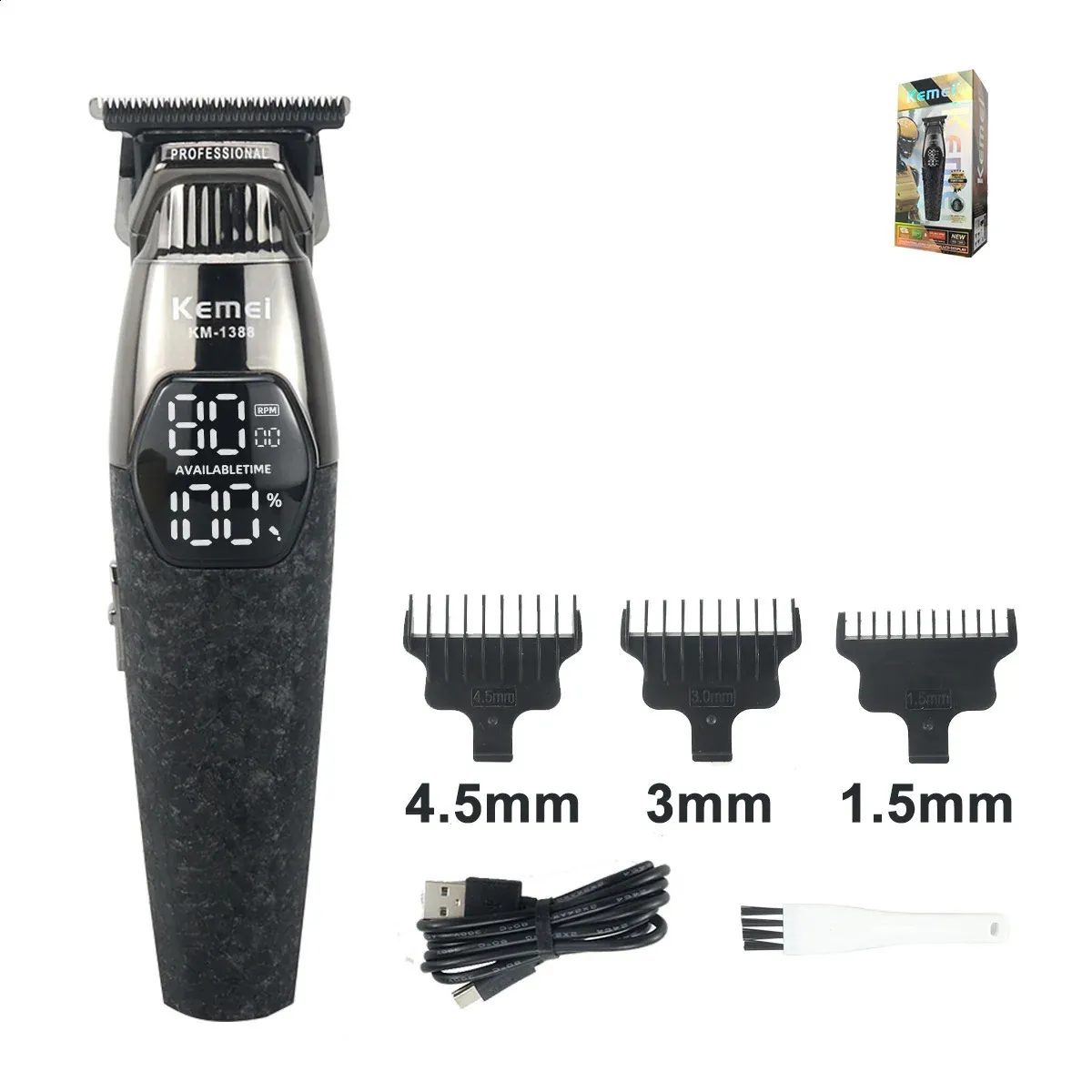 KM 1388 Hair Cutting Clipper for Hair Cutting and Beard Trimming — image 2
