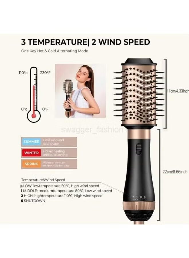 Mohair MO-7154 4-in-1 hair dryer and styling brush for drying, straightening, curling and thickening hair — image 2
