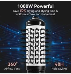 Moehair MO-7153 rotating hair drying and styling brush for drying, styling and curling hair — image 4