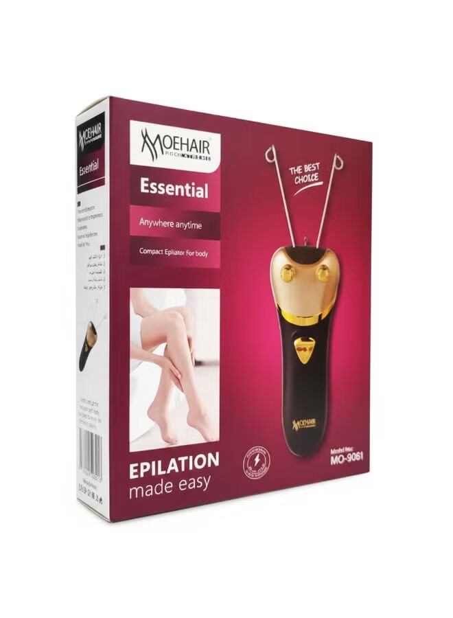Mohair MO-9081 electric thread hair removal device for facial and body hair removal — image 4