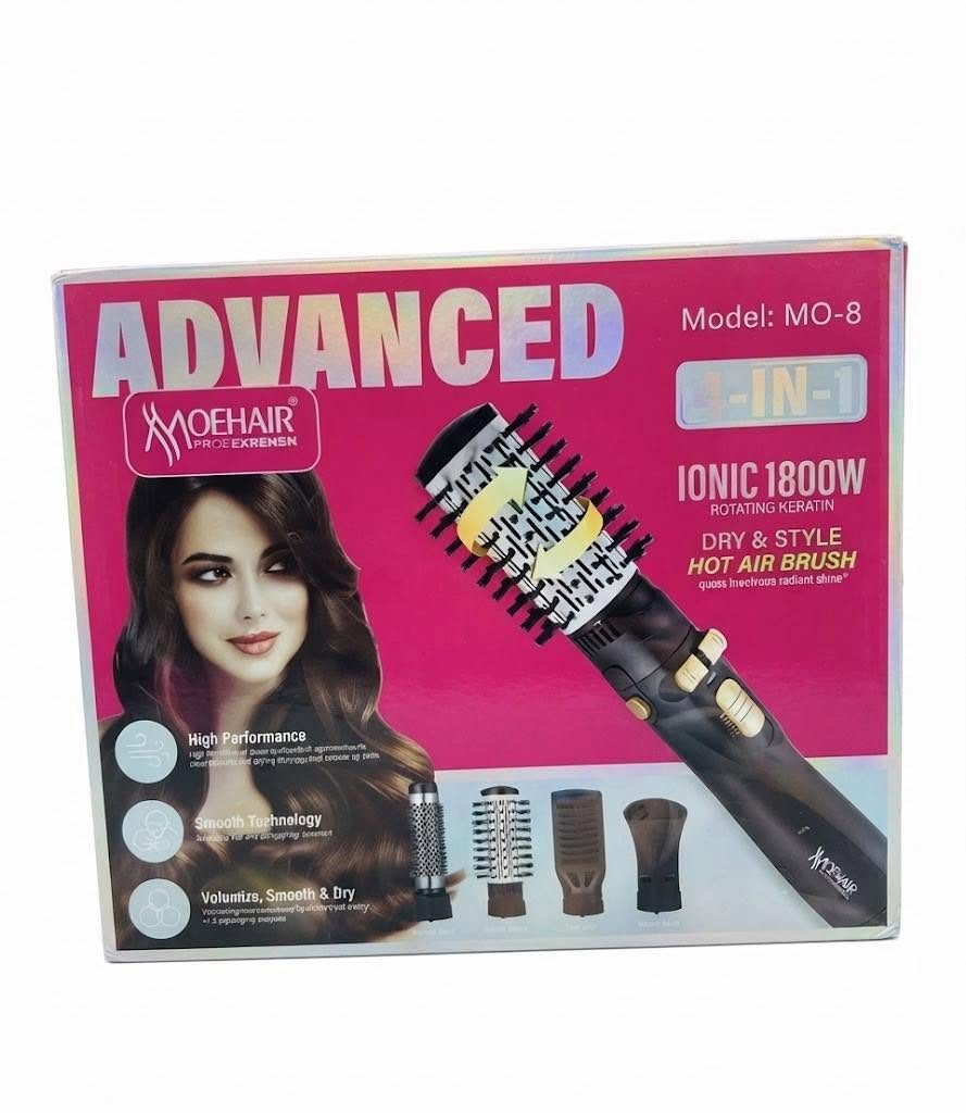 MoeHair MO-8 4-in-1 hot air hair styler for drying, straightening, curling and thickening hair Moehair brush MO-8 — image 3