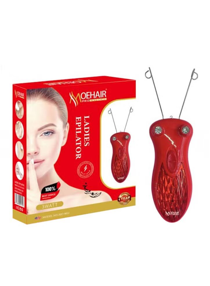 Moehair MO-9051 electric thread hair removal device for facial and body hair removal from roots with precision