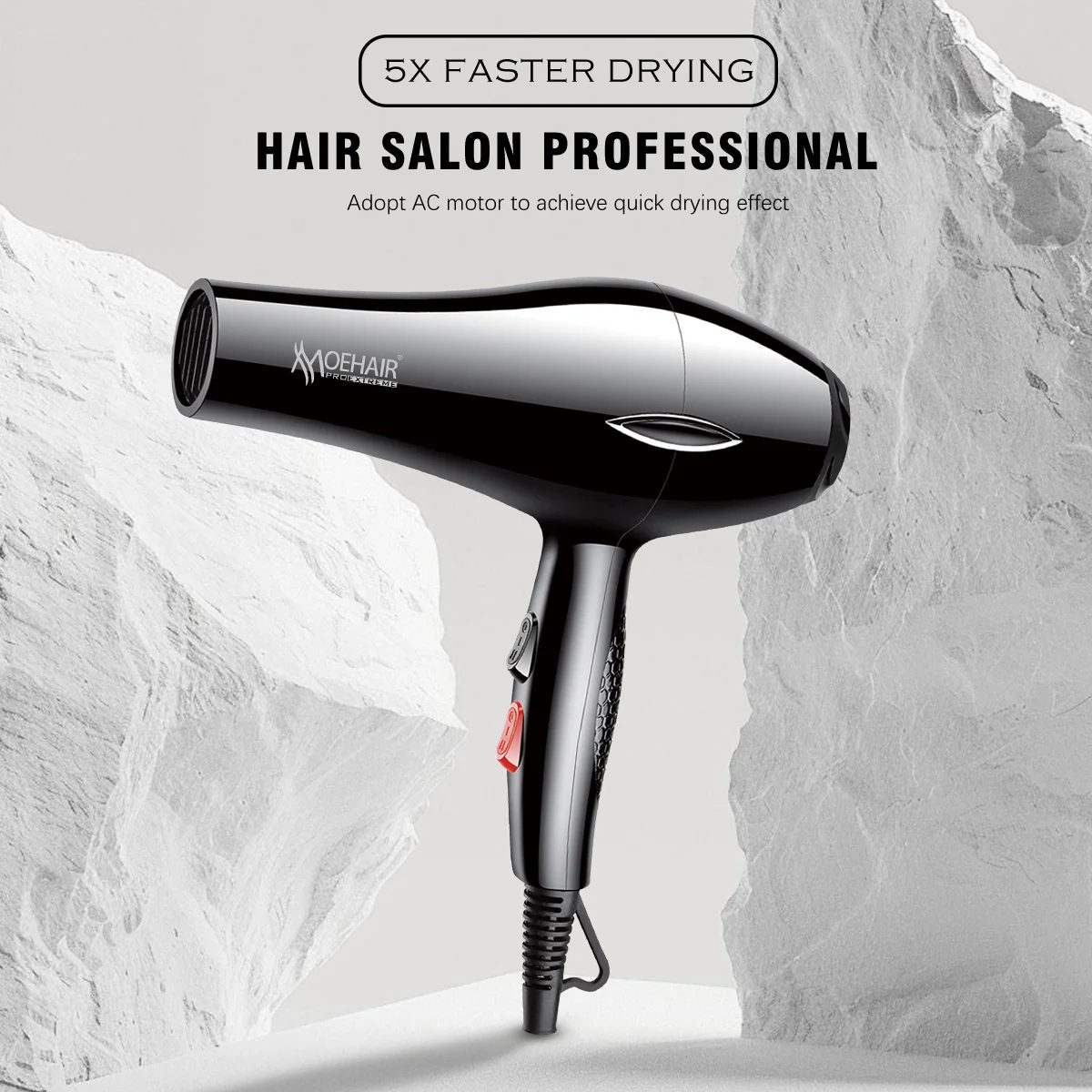 Moehair MO-7191 professional hair dryer for drying and styling hair — image 3