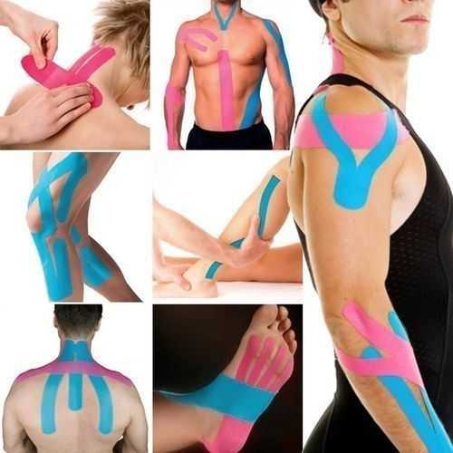 Kinesiology Sporting Tape facilitates natural healing in the body by providing support for muscles and joints, and reducing pain and inflammation — image 3