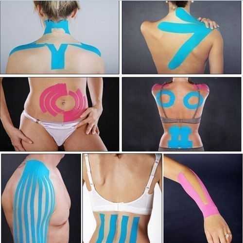 Kinesiology Sporting Tape facilitates natural healing in the body by providing support for muscles and joints, and reducing pain and inflammation — image 4