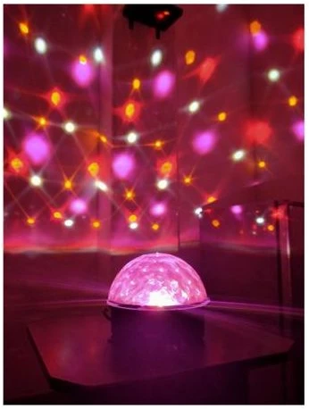 Rotating disco ball with multiple colors for parties that works with charging and Bluetooth—Disco Magic Light Ball