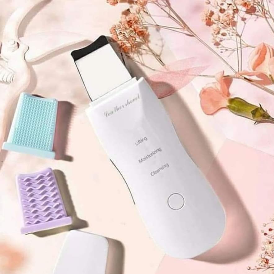 Ultrasonic face scrubber for deep skin cleansing - Ultrasonic Skin Scrubber