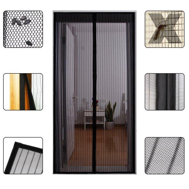 Magnetic door and window curtain that prevents dust and insects