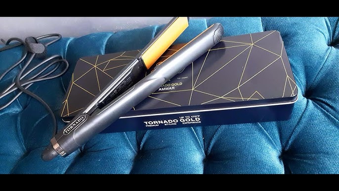Tornado Gold Ceramic Hair Straightener 750 Fahrenheit 2 In 1 750F
