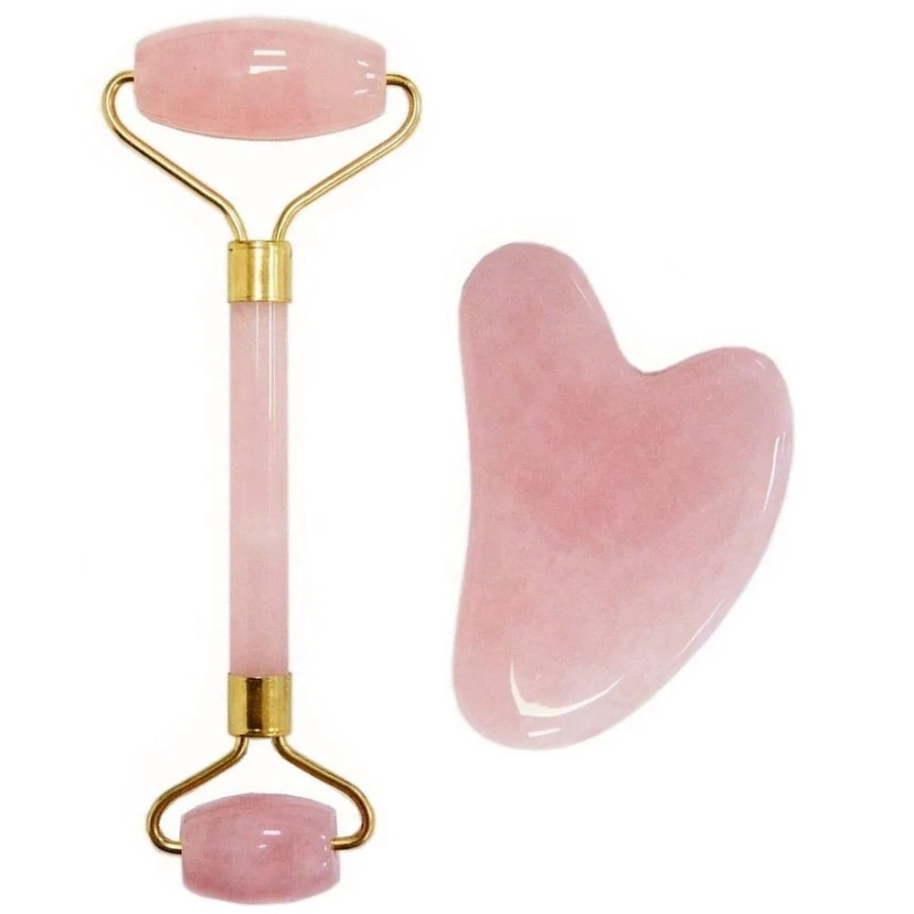 Jade roller for face from natural jade stone | face massage tool for skin tightening and reducing puffiness — image 4