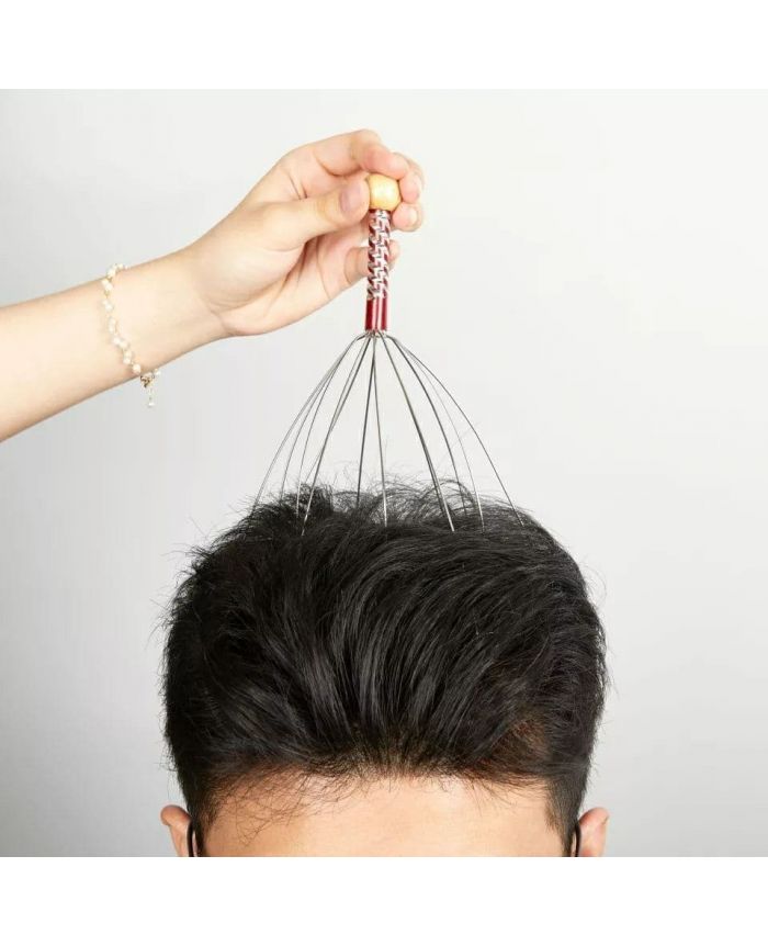 Manual scalp massage tool to stimulate blood circulation scalp massager brush — image 2