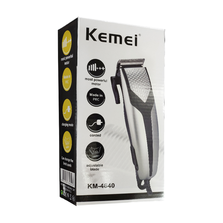 Kemei hair removal machine 4640 - Kemei KM-4640 Professional Hair Clipper – Silver