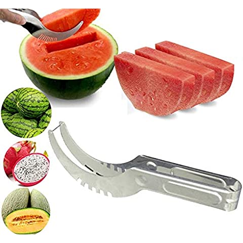 Stainless watermelon cutter