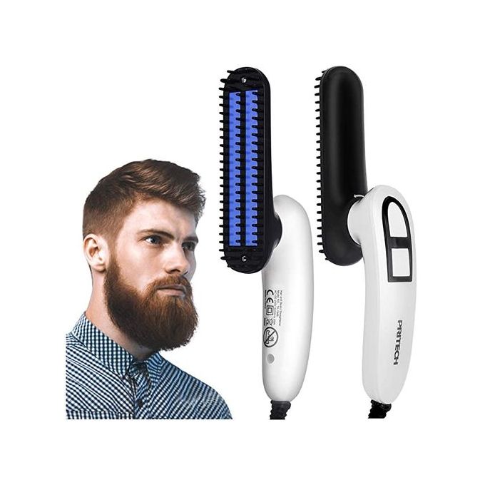 Quick heat styling comb for men's hair