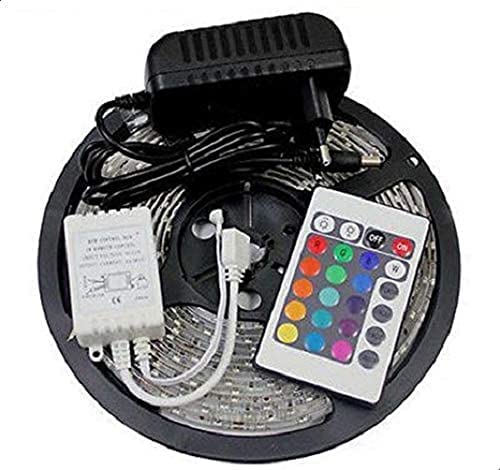 Buy multi-color LED strip for decoration - with remote and charger - 5 meters 12 volts - LED Strip With Remote Control - 5 M - 12V - 6A