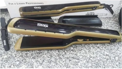 Dsp G-10035 450f Ceramic Hair Straightener for Straightening Curly Hair and Making Curls