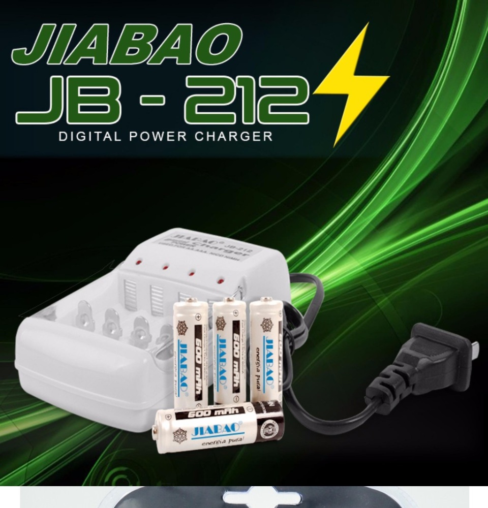 Jiabao Battery Charger AA/AAA 4 Pieces - Set Of Batteries - 4 Pcs (AA)