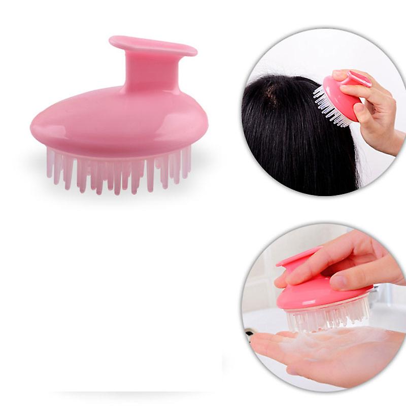 Silicone Hair Brush Shampoo Scalp