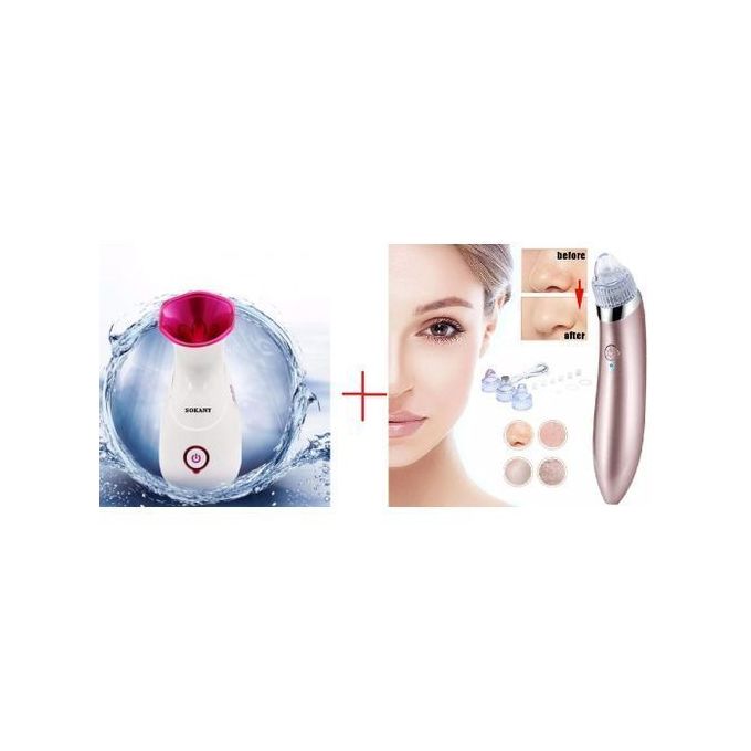 280 Watt Facial Steamer with Fat Suction Device Sokany