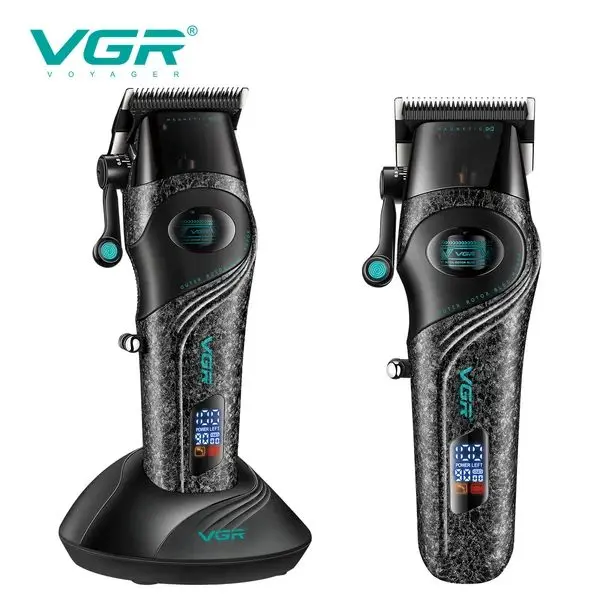 VGR V-857C ماكينة حلاقة وقص شعر احترافية لقص الشعر وتدريجه للاستخدام المنزلي أو الاحترافي — صورة 2