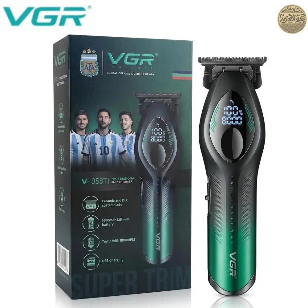 VGR V-858T ماكينة تشذيب الشعر لتشذيب شعر الرأس واللحية وتحديد الحواف — صورة 2