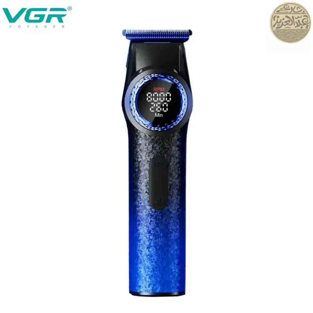 VGR V-977 Blue ماكينة تشذيب الشعر واللحية لتشذيب وتحديد الشعر واللحية بدقة، للاستخدام المنزلي أو الاحترافي — صورة 2