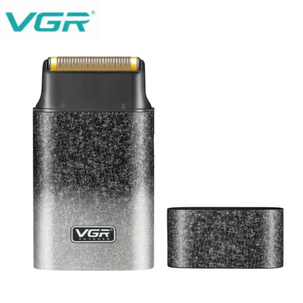 VGR V-326 ماكينة تنعيم وحلاقة شبكية لحلاقة اللحية القصيرة وتنعيم البشرة، مع إمكانية استخدامها لتحديد التدرجات في شعر الرأس — صورة 3