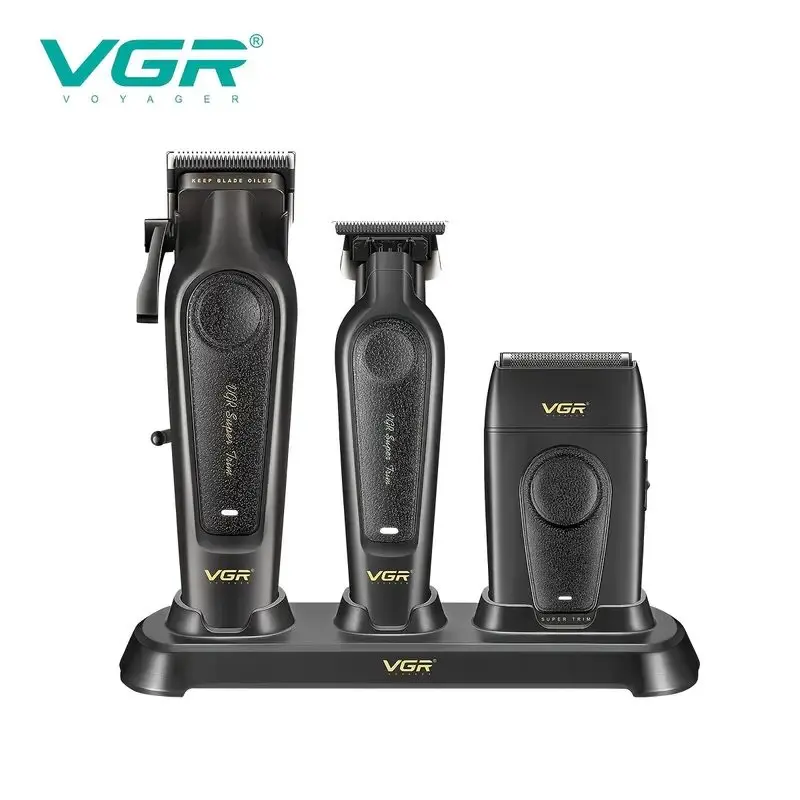 VGR V-197s3 طقم حلاقة وتشذيب 3 في 1 لقص الشعر وتحديد اللحية والشارب وتشطيب الحلاقة — صورة 3