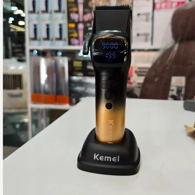 Kemei KM-1897 ماكينة قص شعر احترافية لقص الشعر للاستخدام في صالونات الحلاقة أو في المنزل — صورة 3