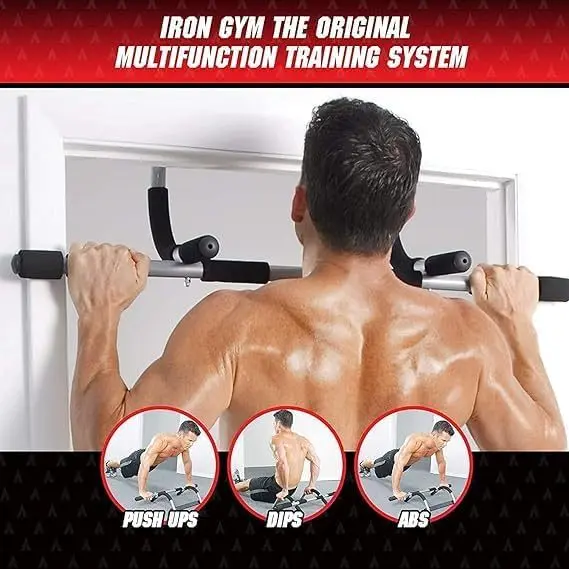 IRON GYM عقلة باب لتمارين الجزء العلوي من الجسم — صورة 4