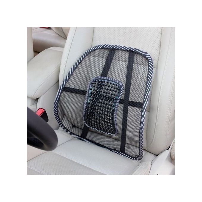 Car and office back support for back pain - car & office chair seat cushion