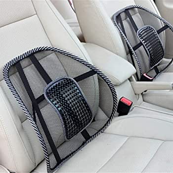 Car and office back support for back pain - car & office chair seat cushion — image 4