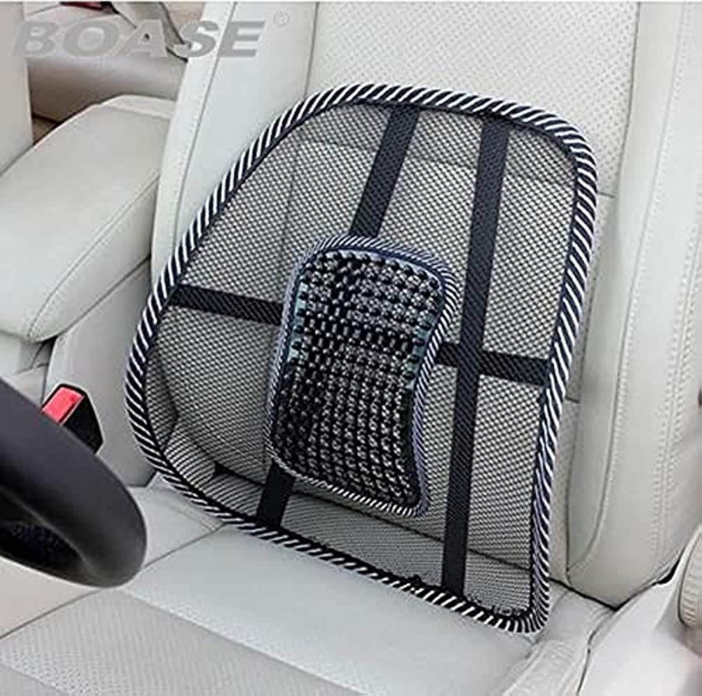 Car and office back support for back pain - car & office chair seat cushion — image 5