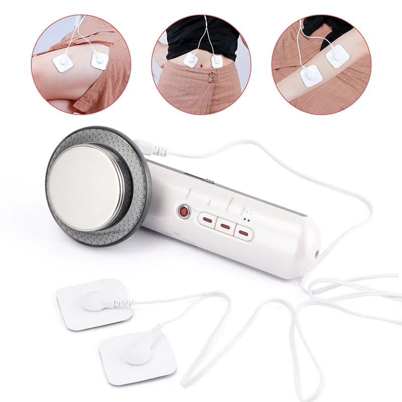 3 in 1 Home Ultrasonic Cavitation Device for Weight Loss and Skin Care Ultrasonic Cavitation Beauty and Skin Care with EMS