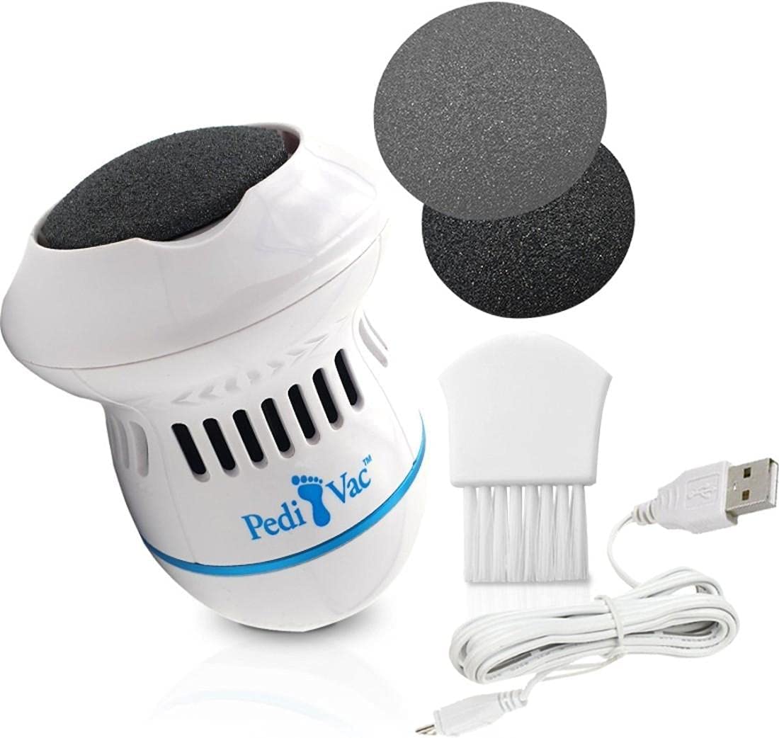 Pedi Egg Pedi Vac Callus Remover - White
