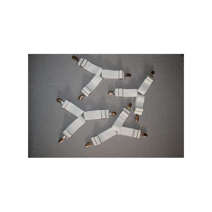حزام فرد ملايات السرير 4 قطع Rofy Sheet Grippers