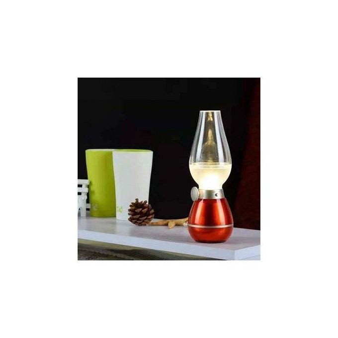 LED lamp shaped like a kerosene lamp with blow activation - LED Camping Light