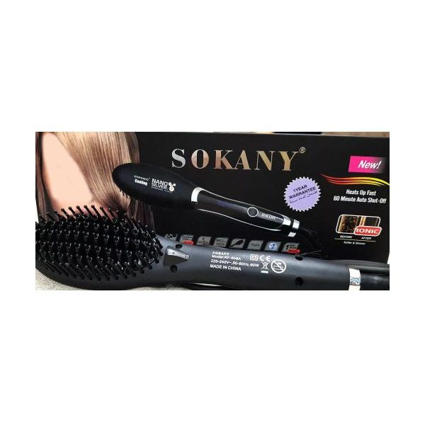 Sokany Electric Hair Brush Temperature 750 - Black — image 1