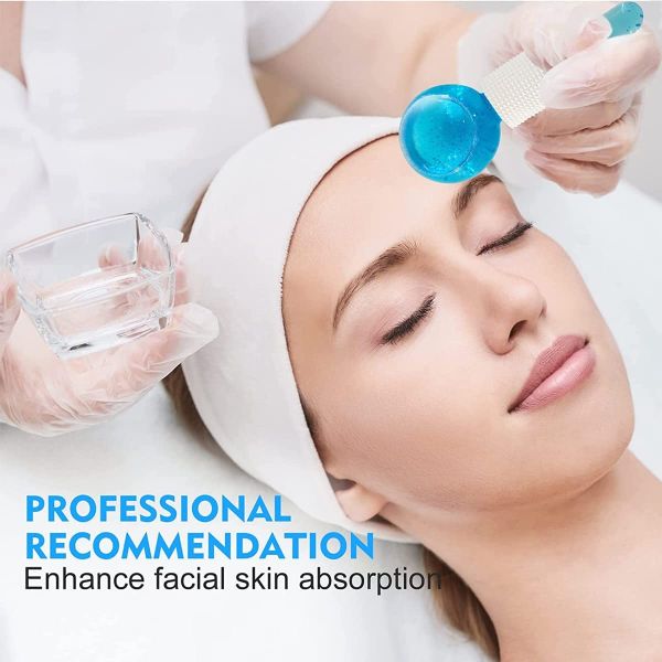 Ice Roller Facial Roller Cold Skin Massagers Crystal Glass Ball For Redness Soothing Face Wrinkle Remover — image 3